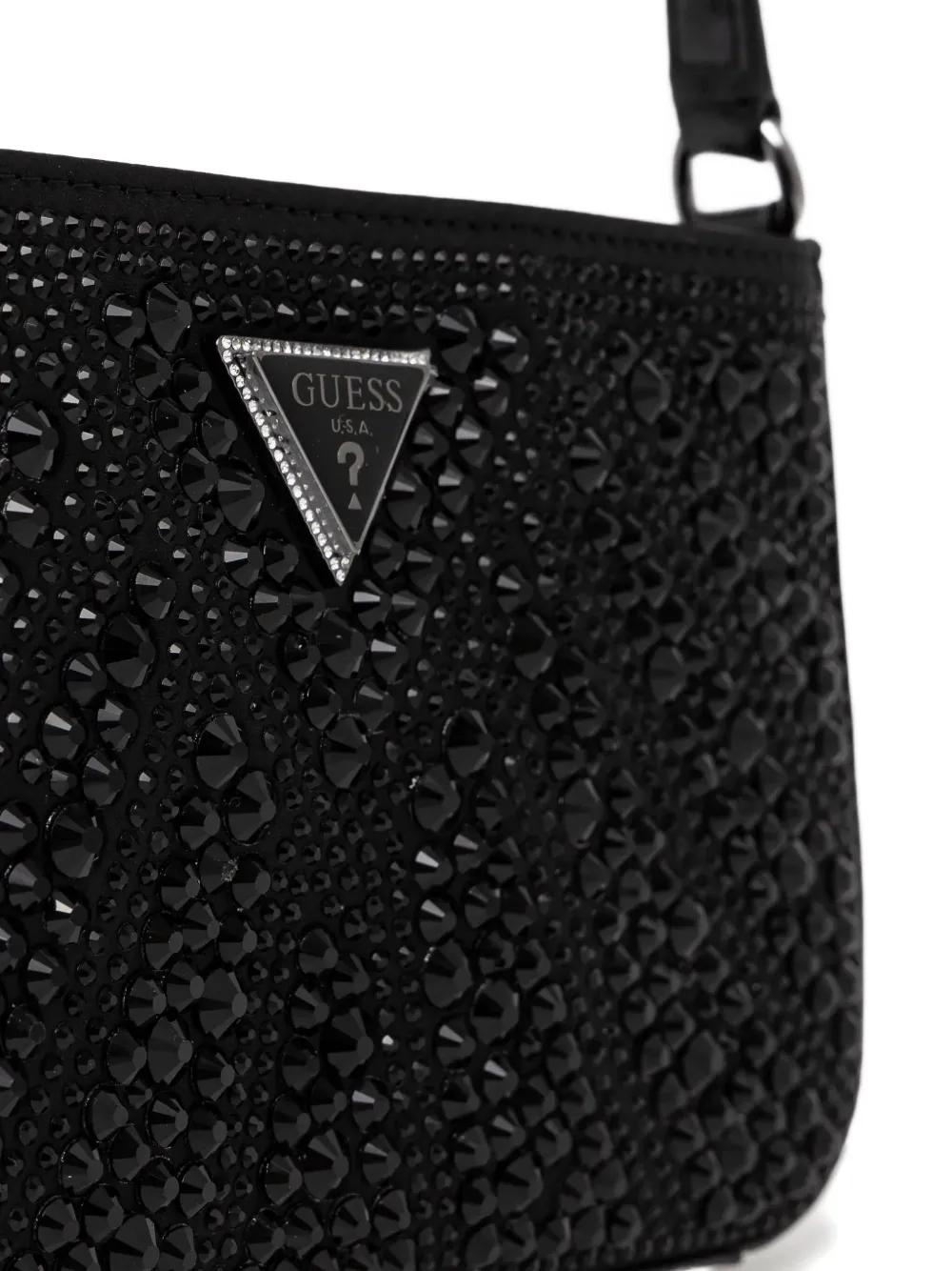 GUESS USA Beauvoir shopper verfraaid met stras Zwart