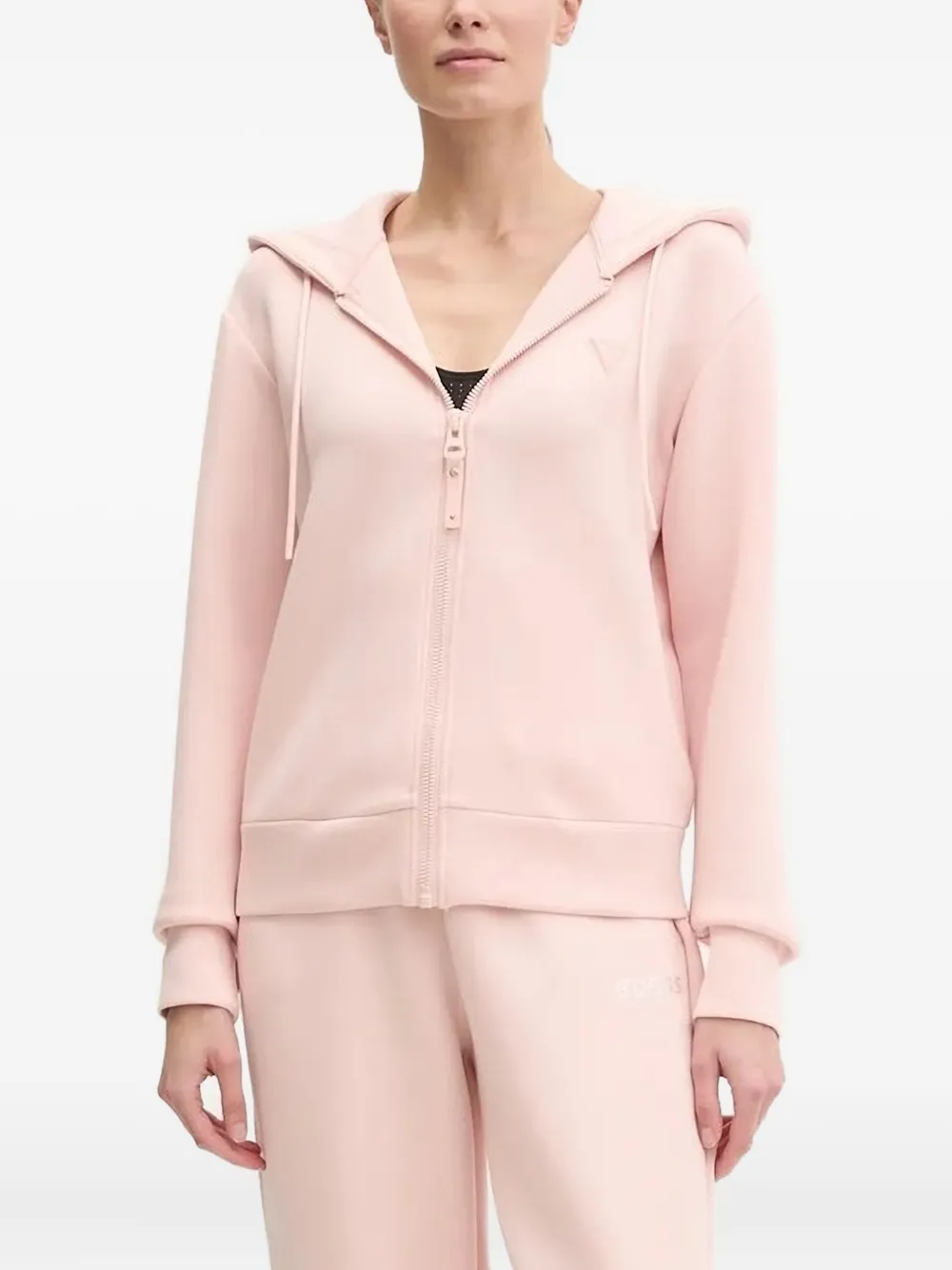 GUESS USA Hoodie met rits Roze