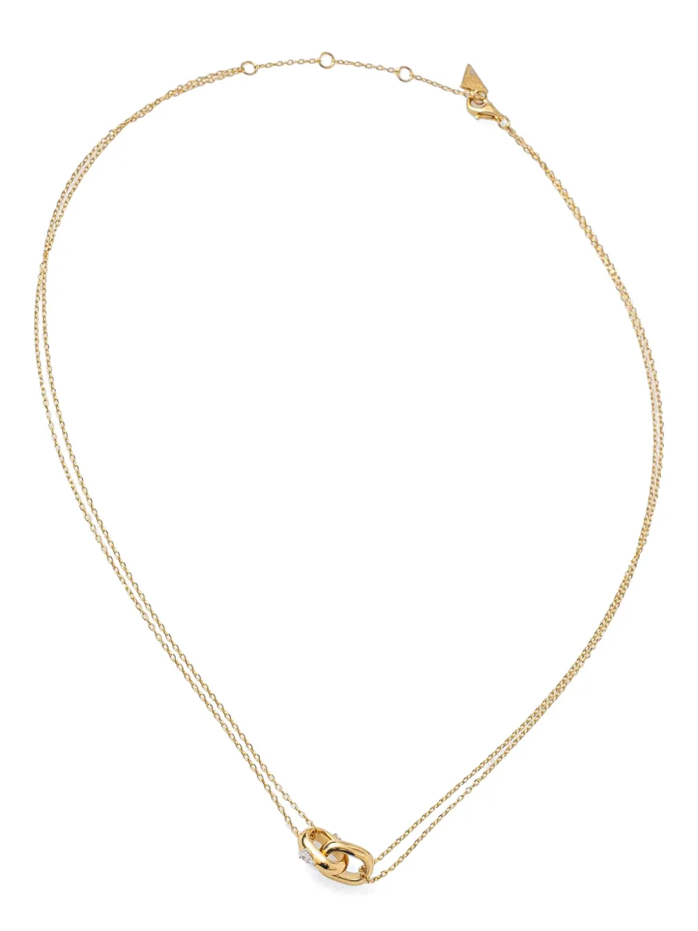 GUESS USA ロゴ ネックレス - ゴールドトーン GUESS USA ロゴ ネックレス - ゴールドトーン