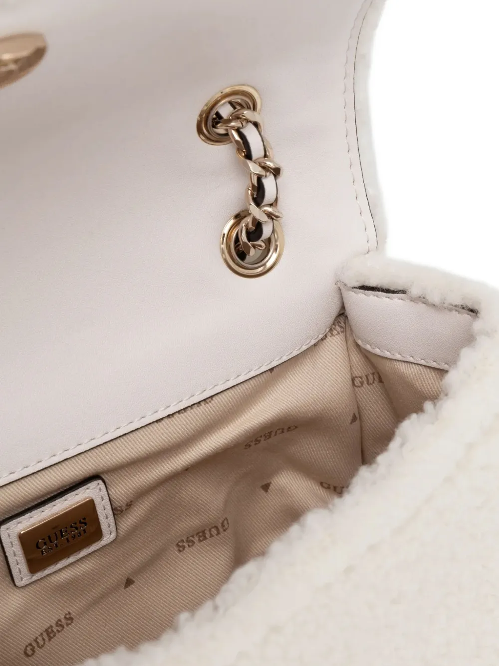 Guess Usa Aslia Cross Body Bag In White