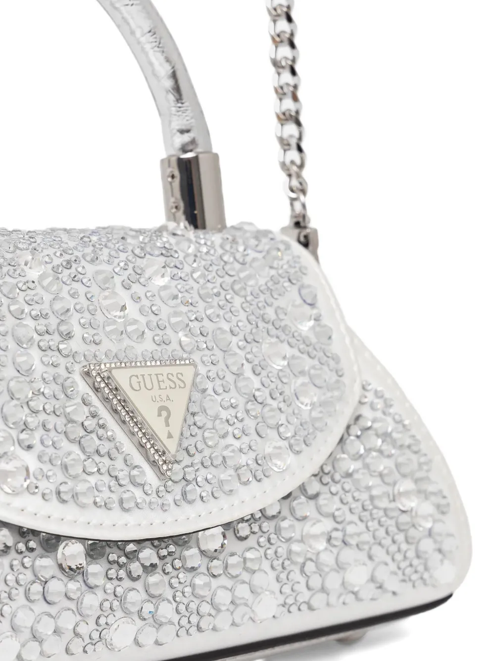 GUESS USA Beauvoir mini-shopper Zilver
