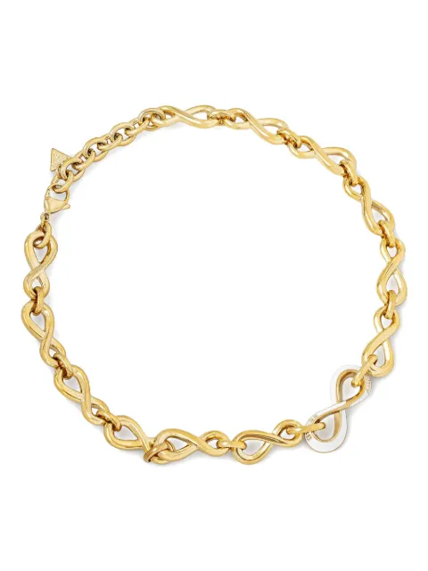 GUESS USA logo necklace