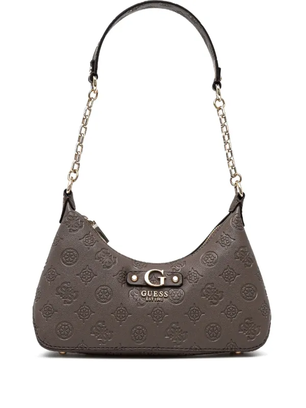 GUESS USA Gerty Shoulder Bag Brown FARFETCH PH