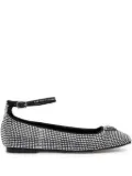 GUESS USA rhinestone-embellished ballerinas - Black