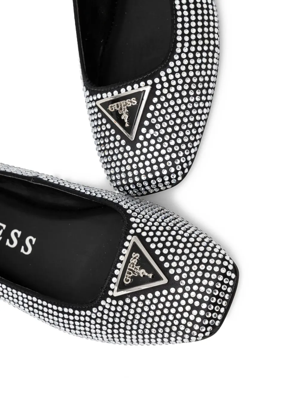 GUESS USA Ballerina's verfraaid met stras Zwart