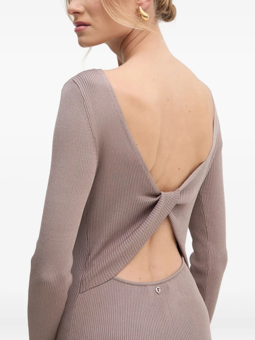 GUESS USA Mini-jurk met lange mouwen Beige