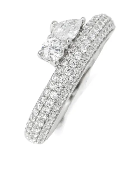 GUESS USA gem-embellished ring