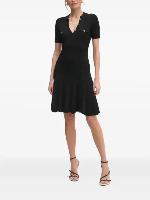 GUESS USA jewel-embellished ribbed dress