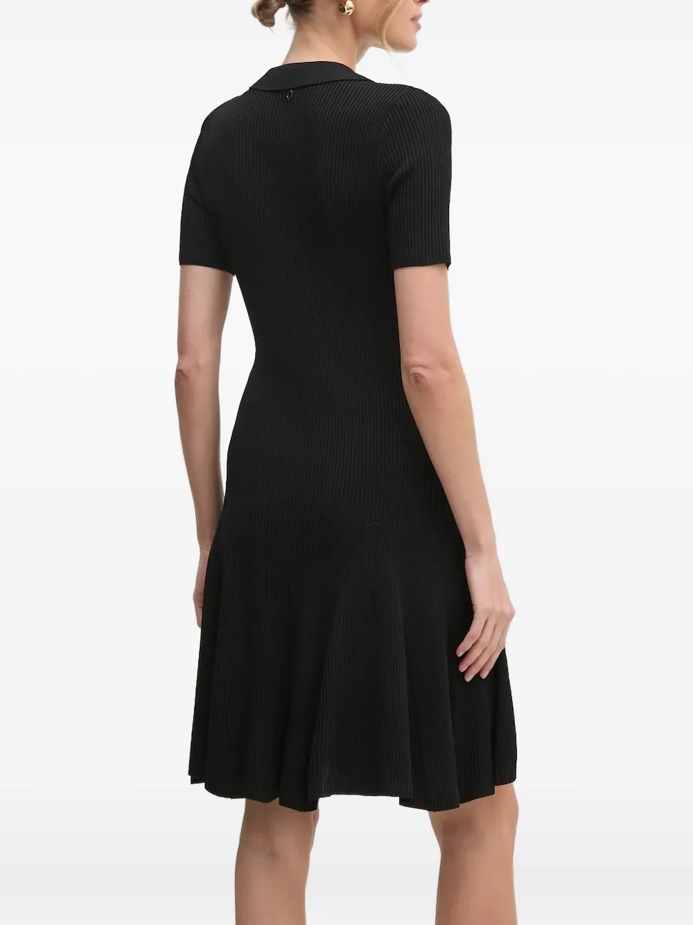 GUESS USA jewel-embellished ribbed dress - Zwart