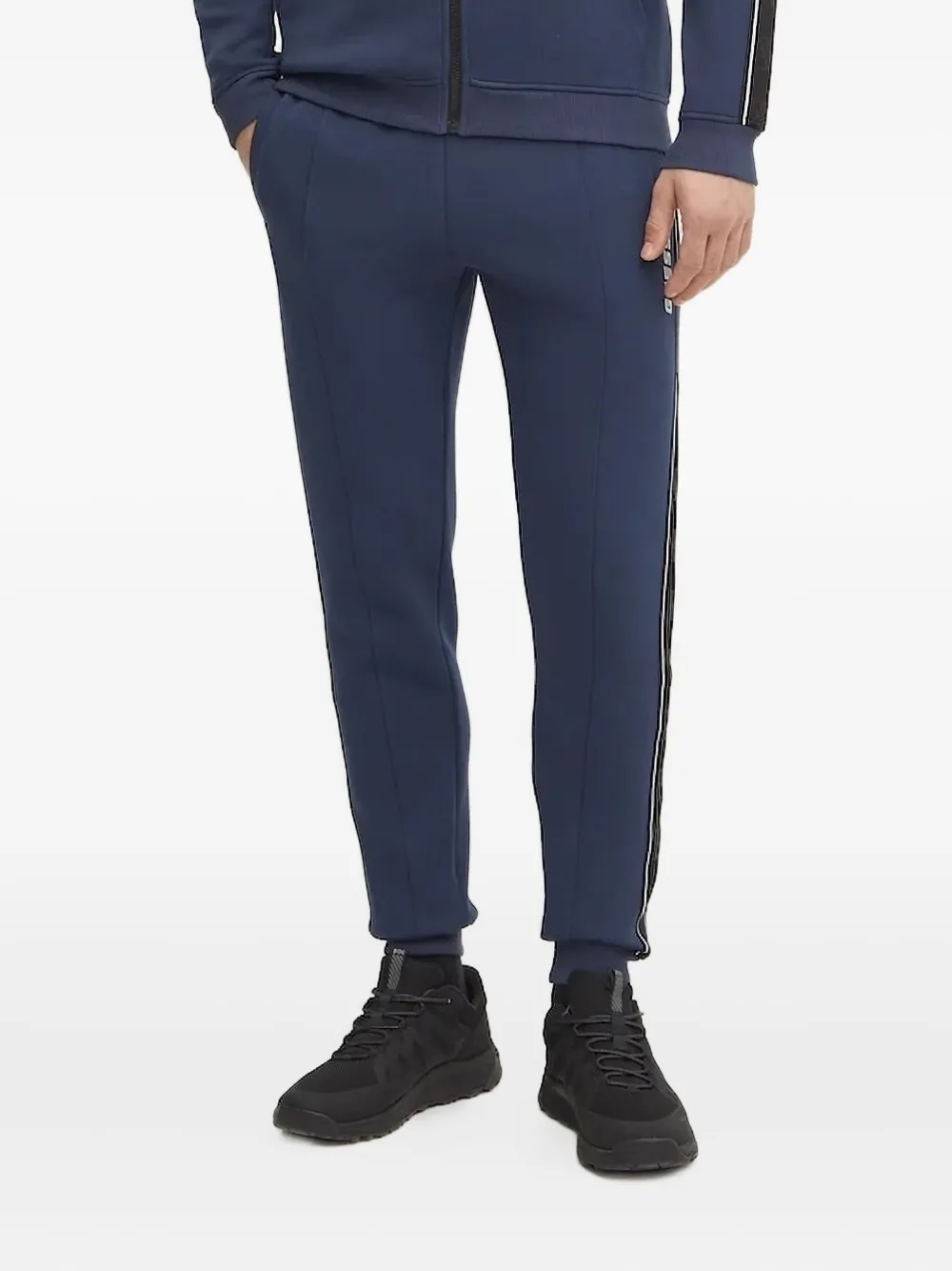 GUESS USA Broek met streepdetail Blauw