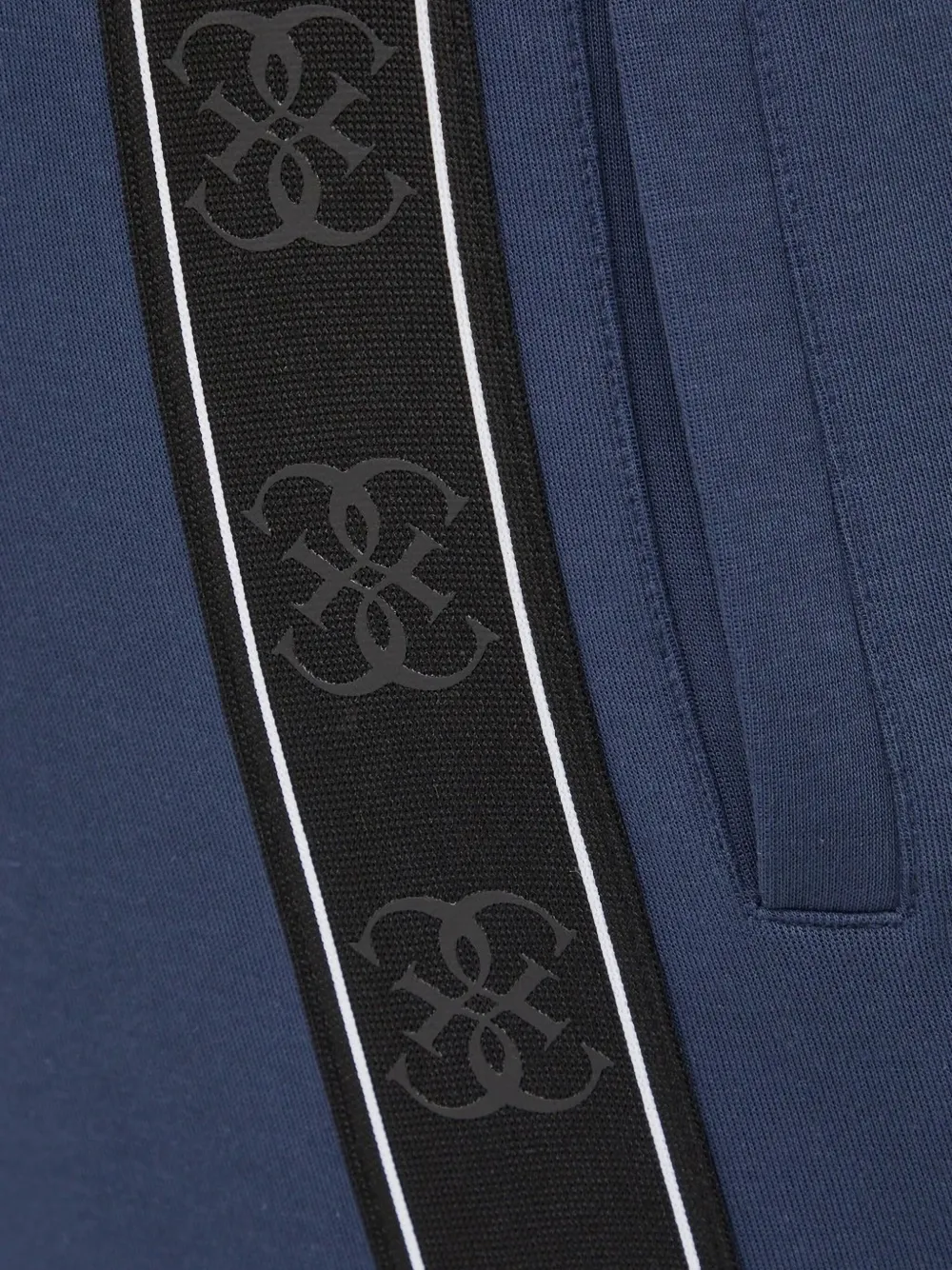 GUESS USA Broek met streepdetail Blauw