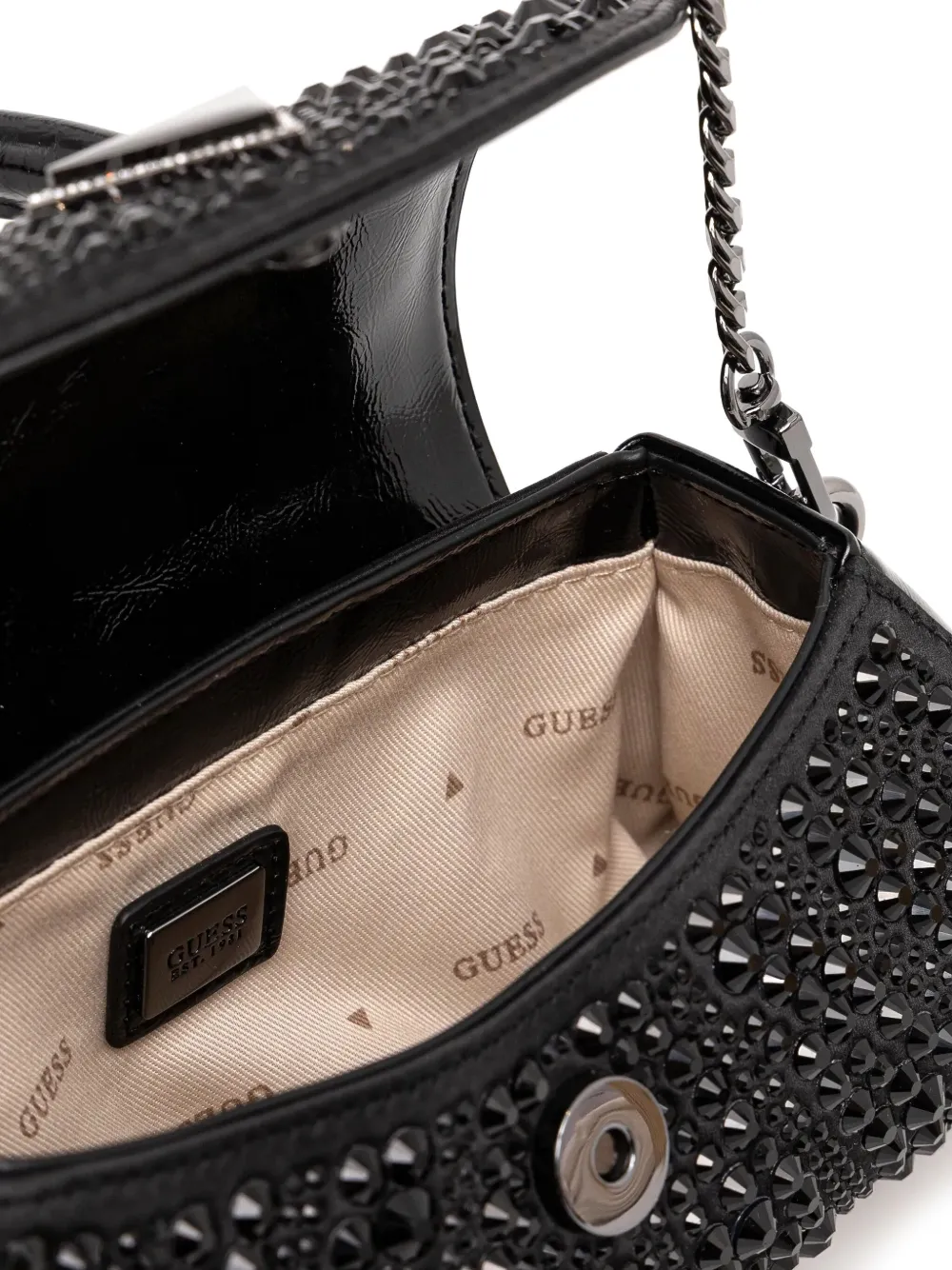 GUESS USA Beauvoir mini-shopper Zwart