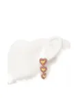 GUESS USA heart-shaped crystal earrings - Gold