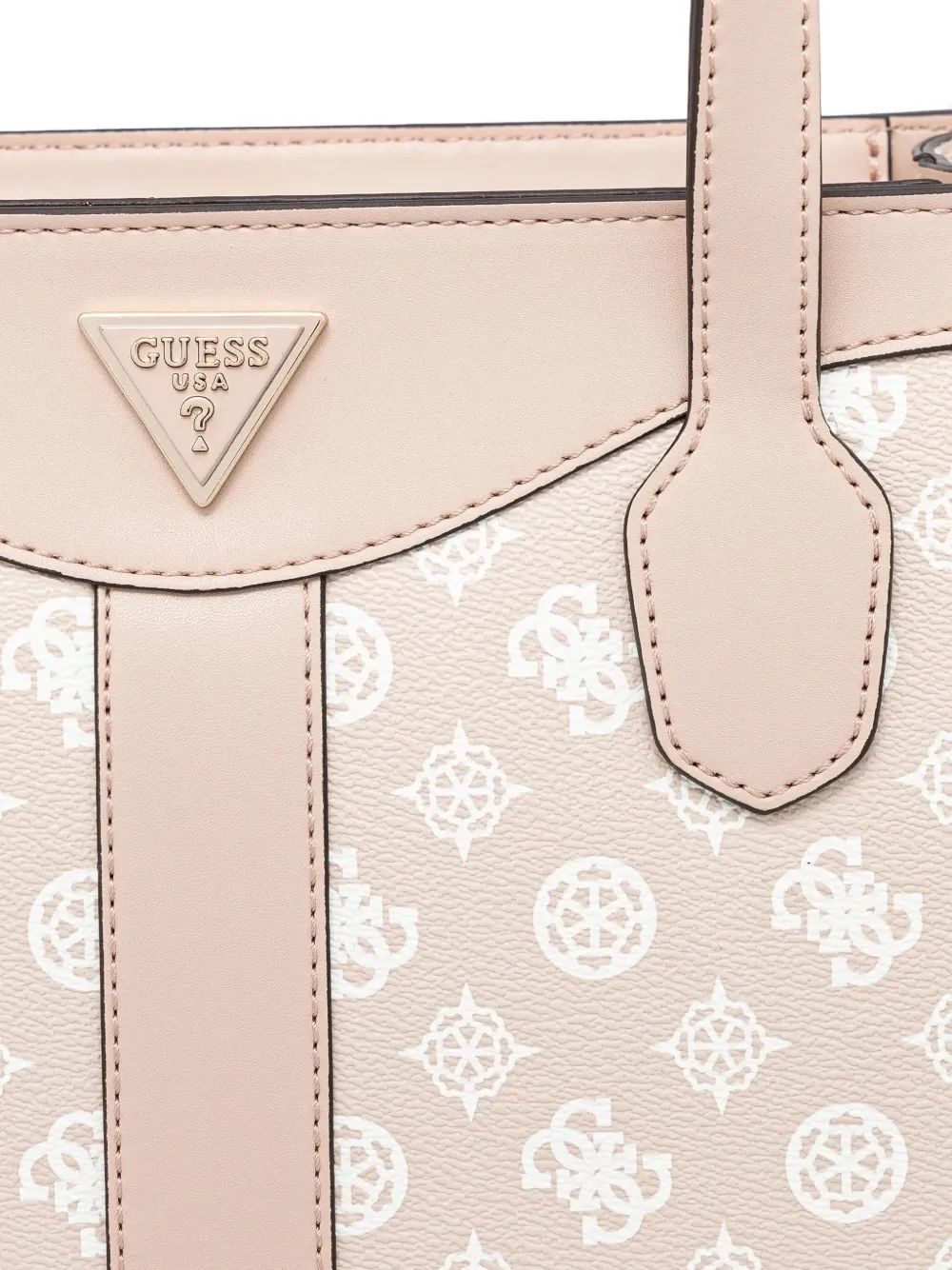 GUESS USA Shopper met monogram Roze