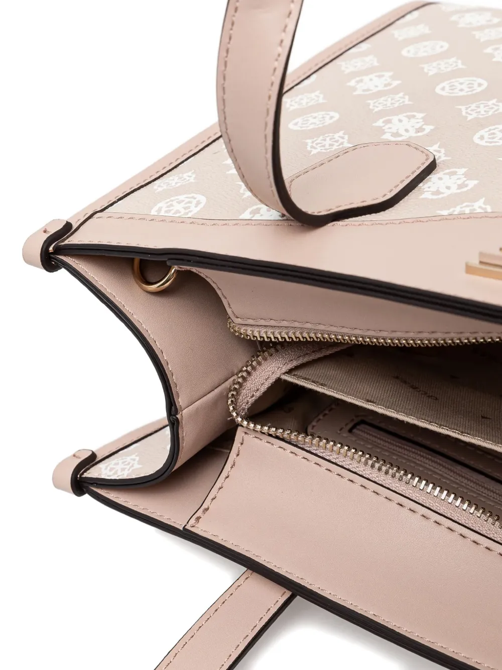 GUESS USA Shopper met monogram Roze