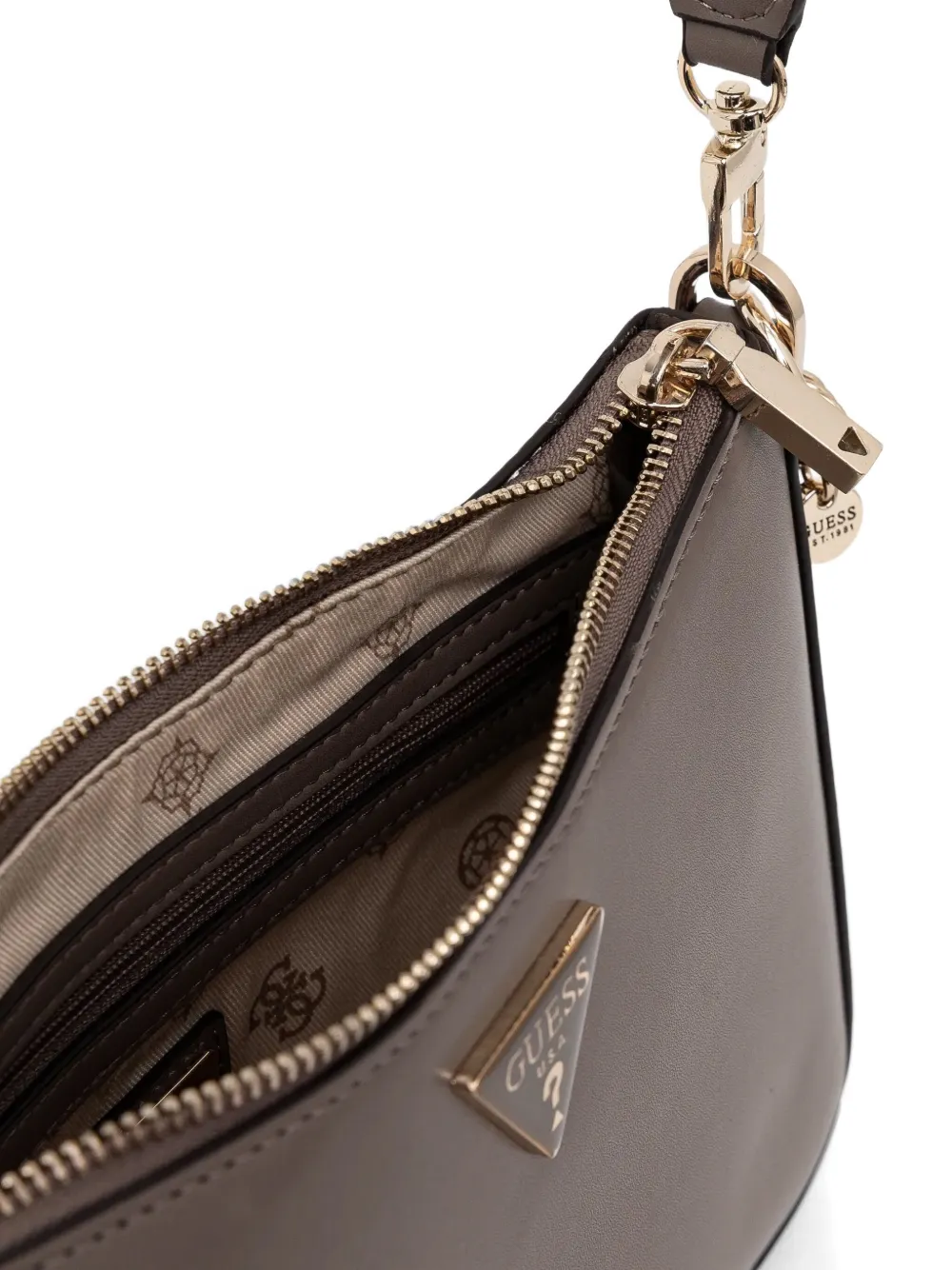 GUESS USA Noelle schoudertas Beige