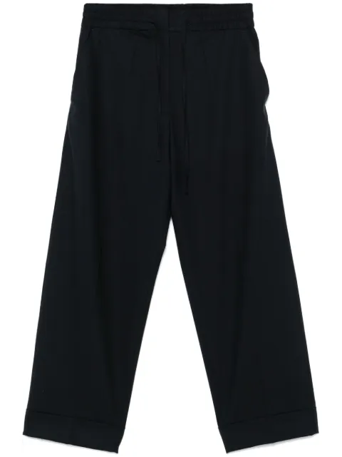 P.A.R.O.S.H. pressed-crease trousers