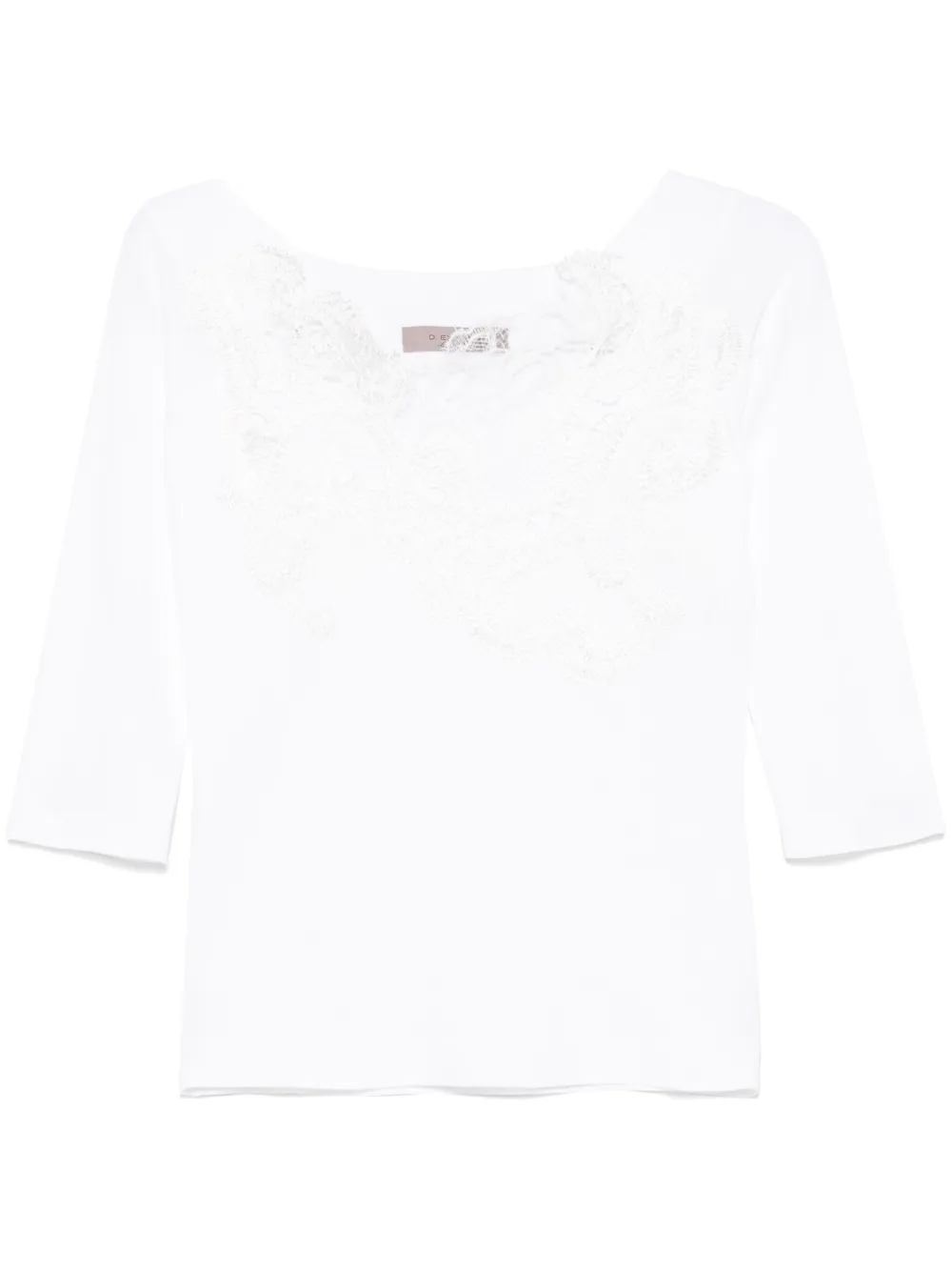 lace-panelling top