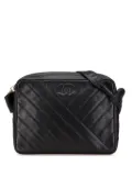 CHANEL Pre-Owned 1991-1994 CC Diagonal Quilted Caviar crossbody bag - Black