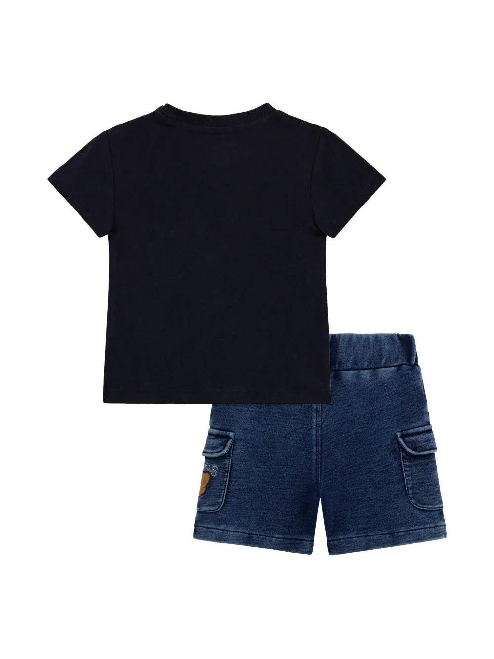 guess kids Shorts met logoprint Blauw