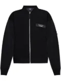 Comme des Garçons Homme logo-patch bomber jacket - Black