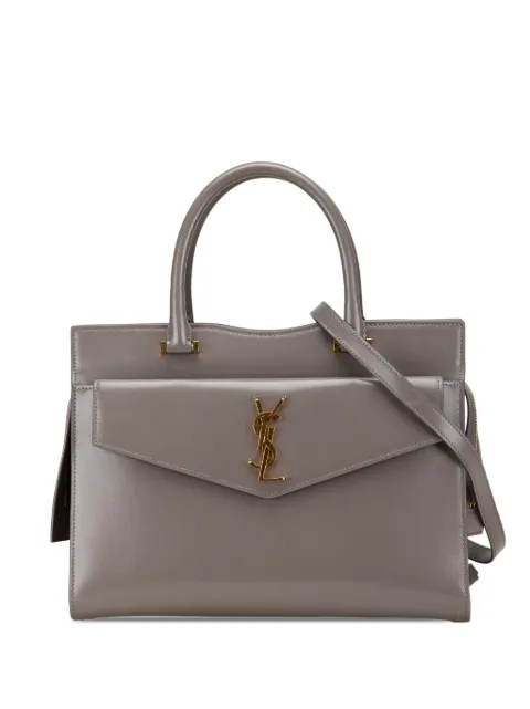 Saint Laurent Pre-Owned 2019 Medium Leather Monogram Uptown satchel