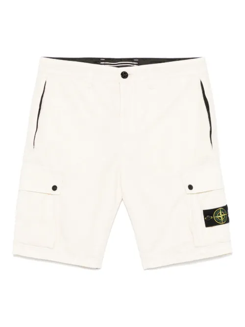 Short en coton biologique - Stone Island - Modalova