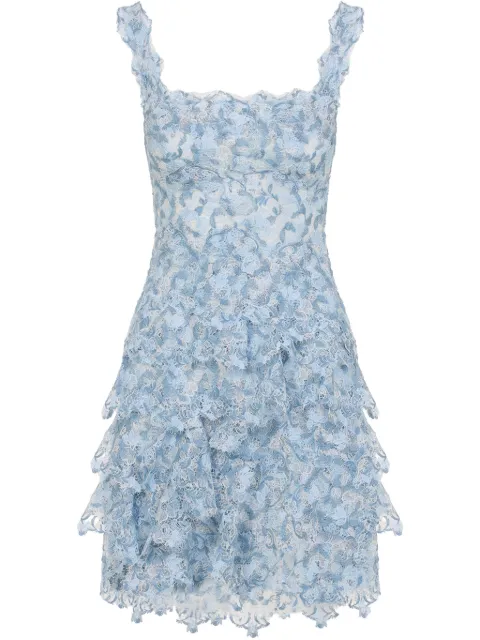 Ermanno Scervino lace-appliqué mini dress