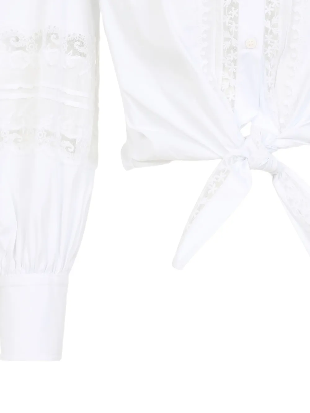 Ermanno Scervino Blouse met kant Wit