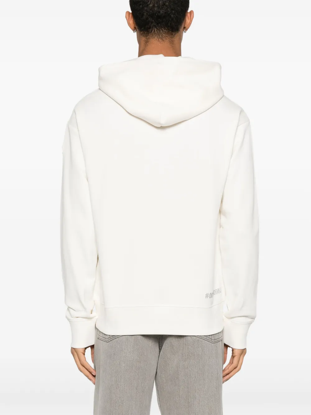 Moncler Grenoble Hoodie met logo Beige