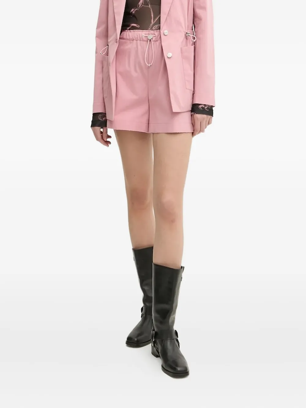 MOSCHINO JEANS Shorts met trekkoordtaille Roze