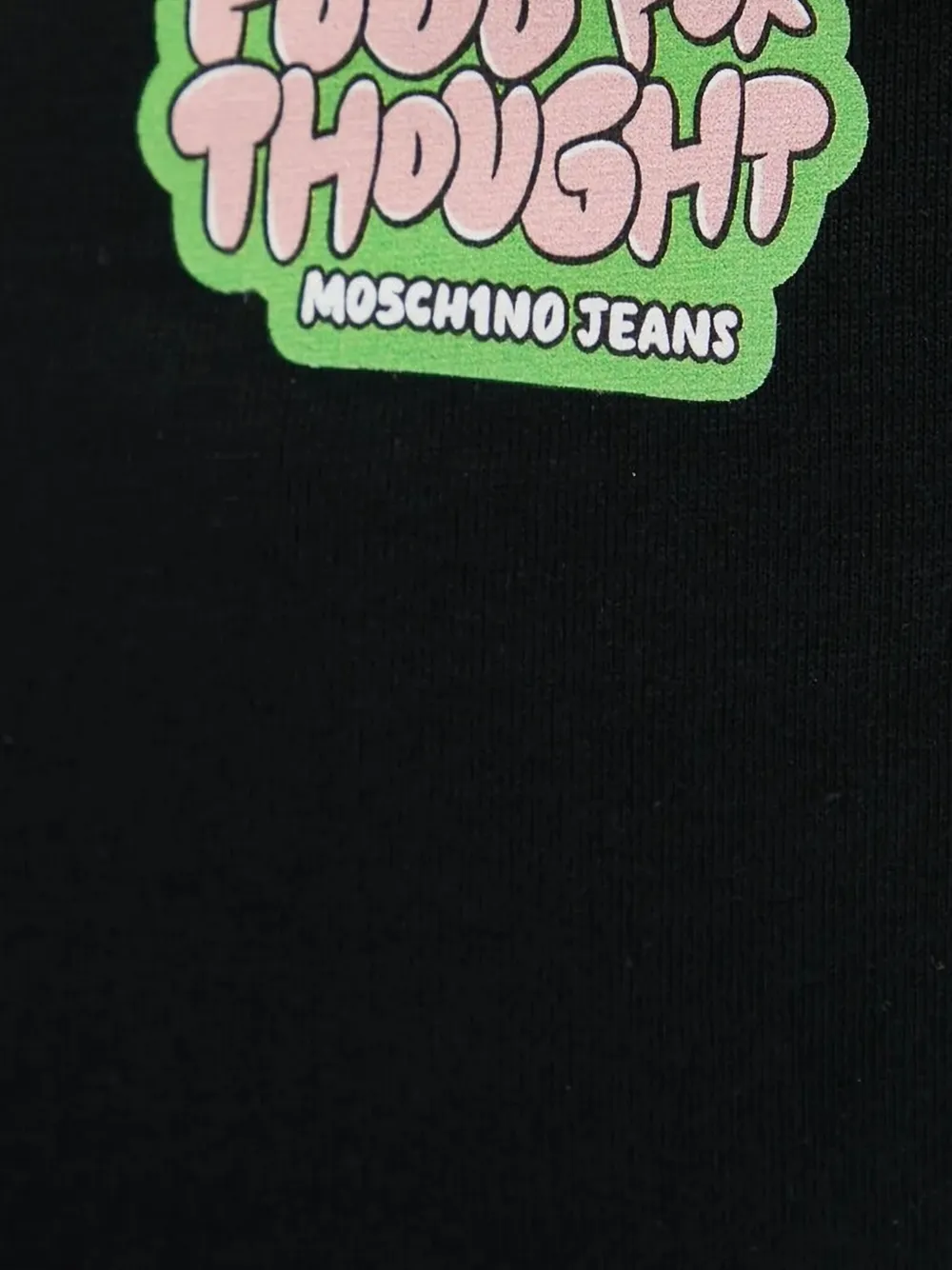 MOSCHINO JEANS T-shirt met grafische print Zwart