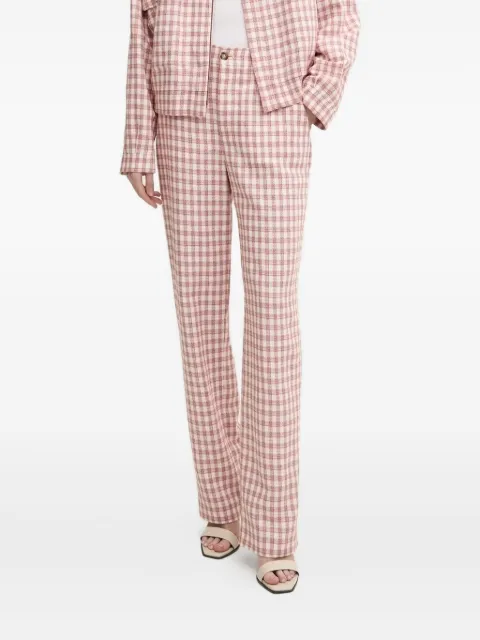 MOSCHINO JEANS gingham check pants