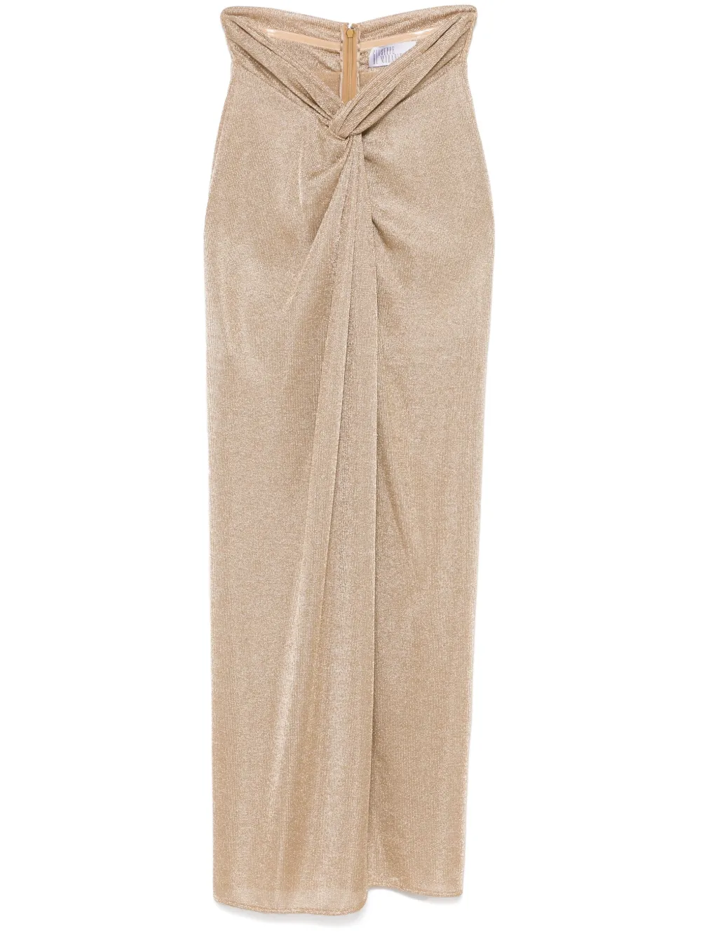 Giuseppe Di Morabito Geknoopte maxi-rok Goud