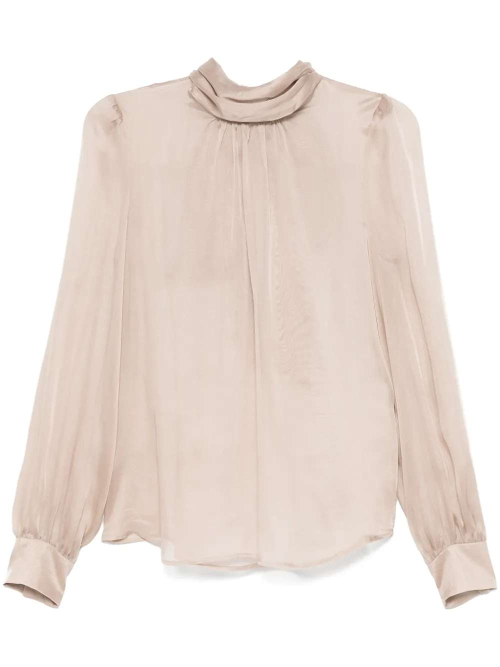 Giuseppe Di Morabito Zijden blouse Beige