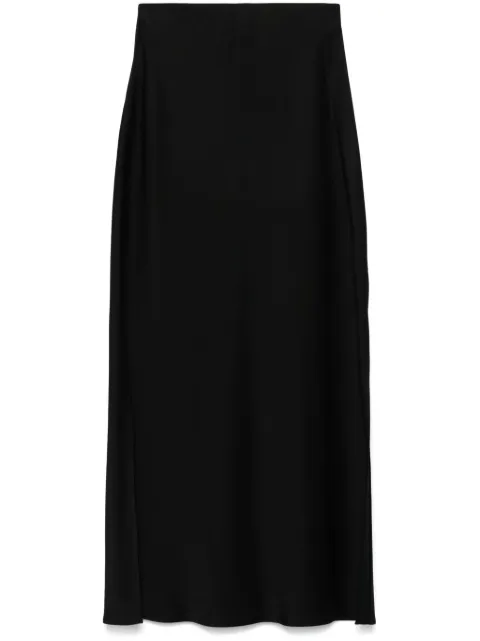Brunello Cucinelli satin cady maxi skirt