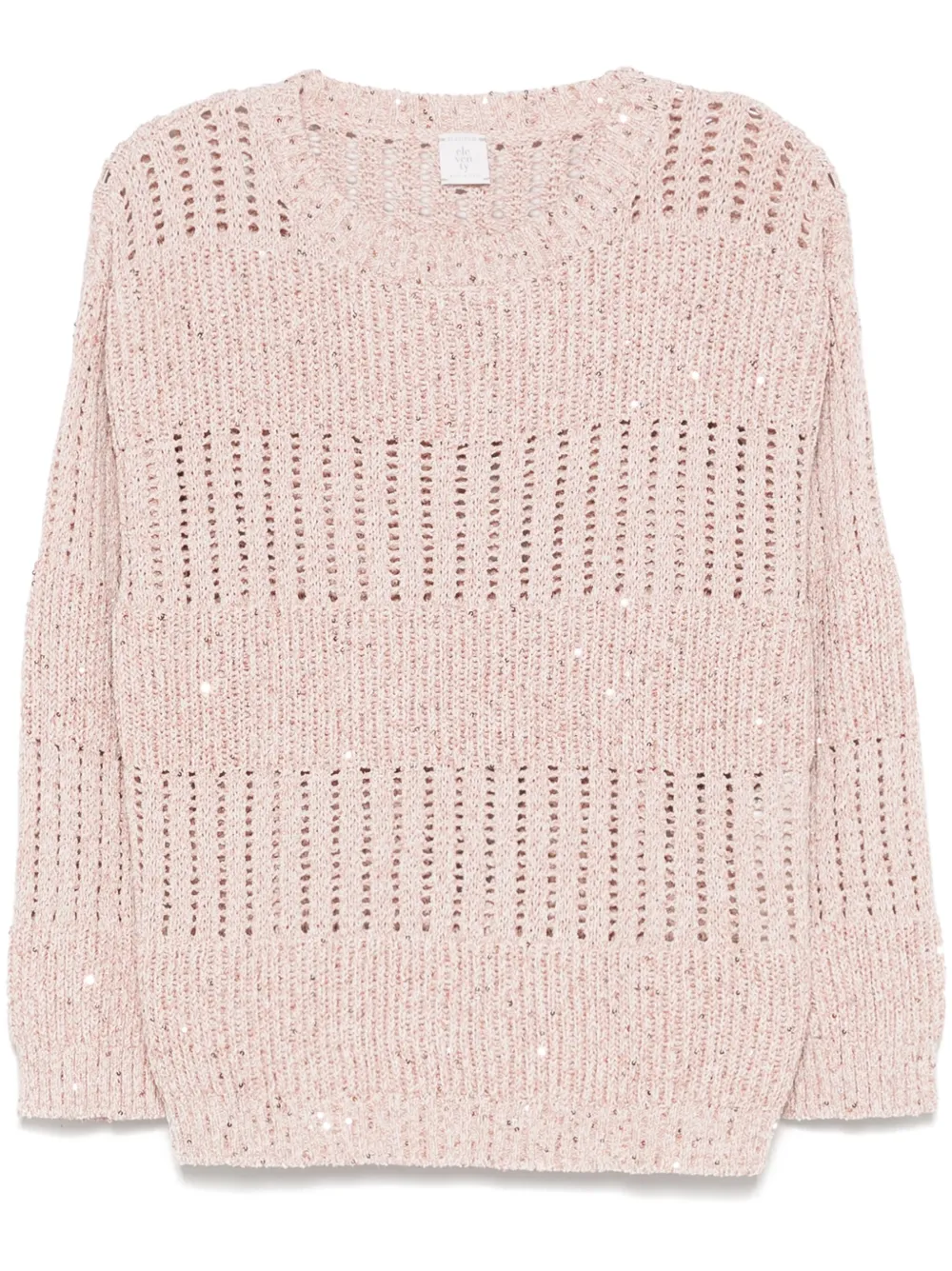 Eleventy pull brodé de sequins | rose | Image 1
