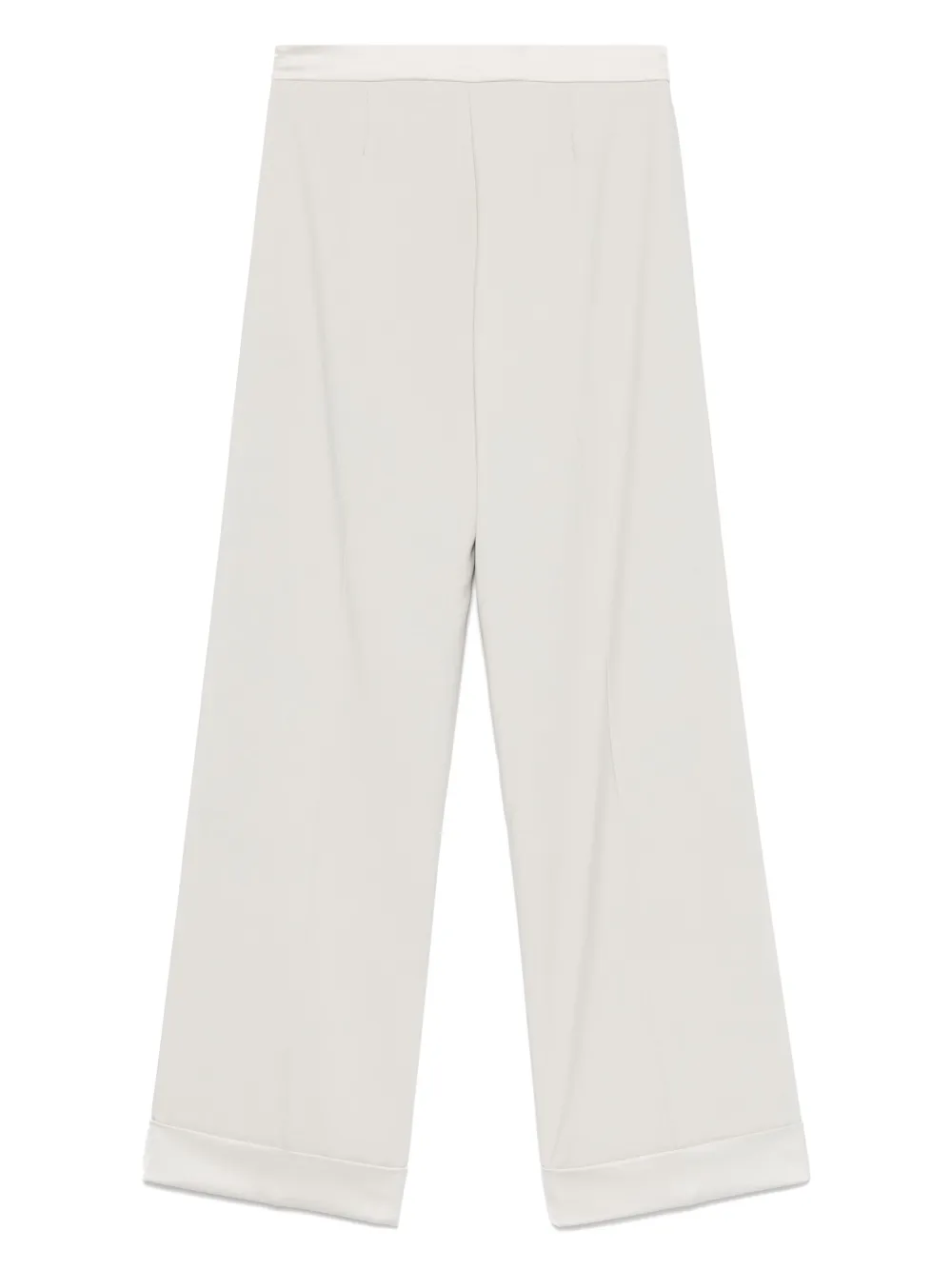 D.Exterior crepe trousers - Groen