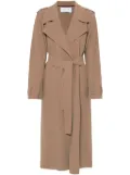 Harris Wharf London scuba trench coat - Brown