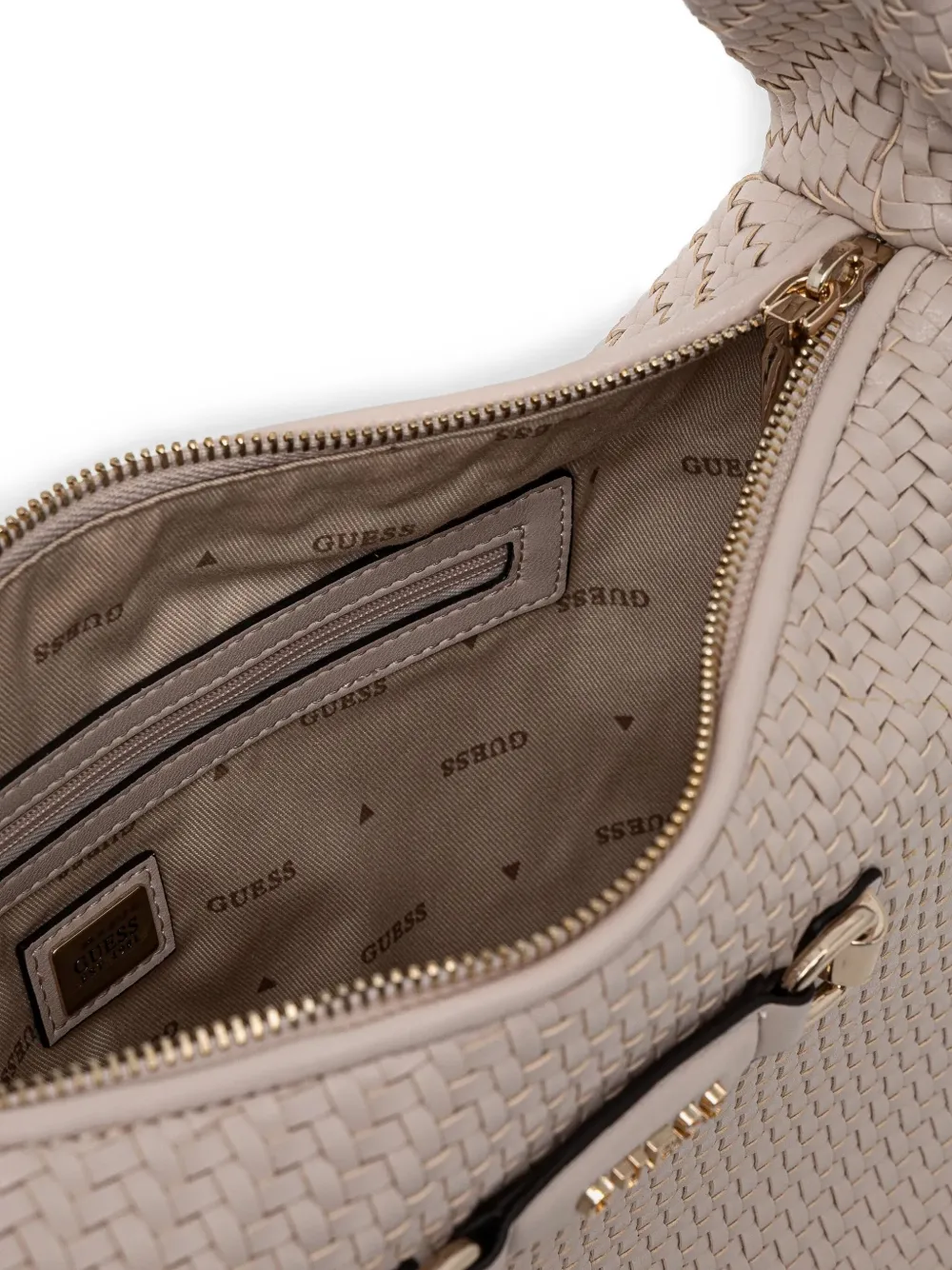 GUESS USA Francy hobo tas Wit