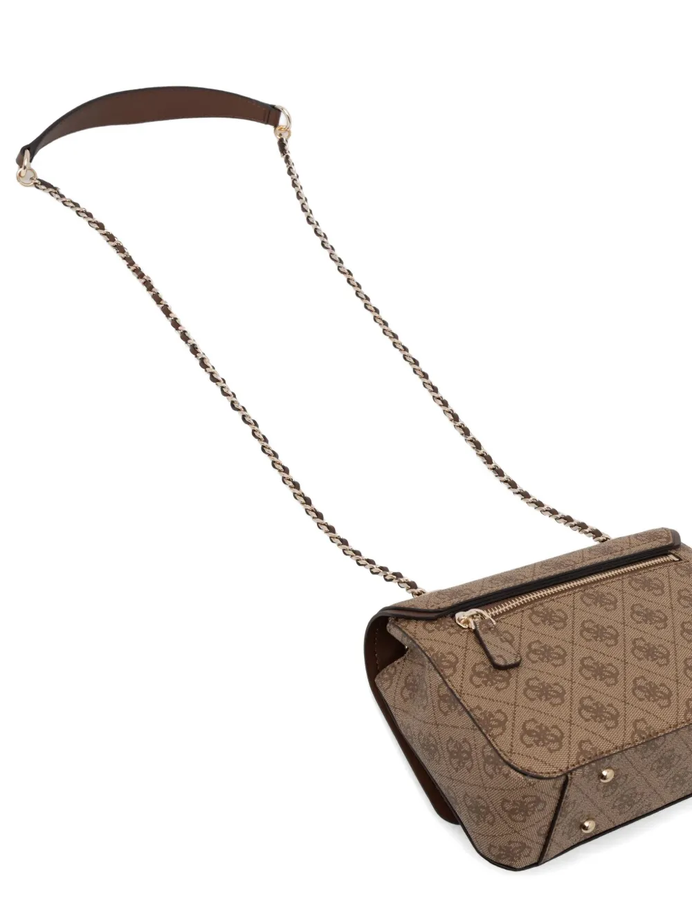 Guess Usa Izzy Cross Body Bag In Brown