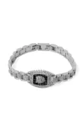 GUESS USA lion-head crystal-embellished bracelet - Silver