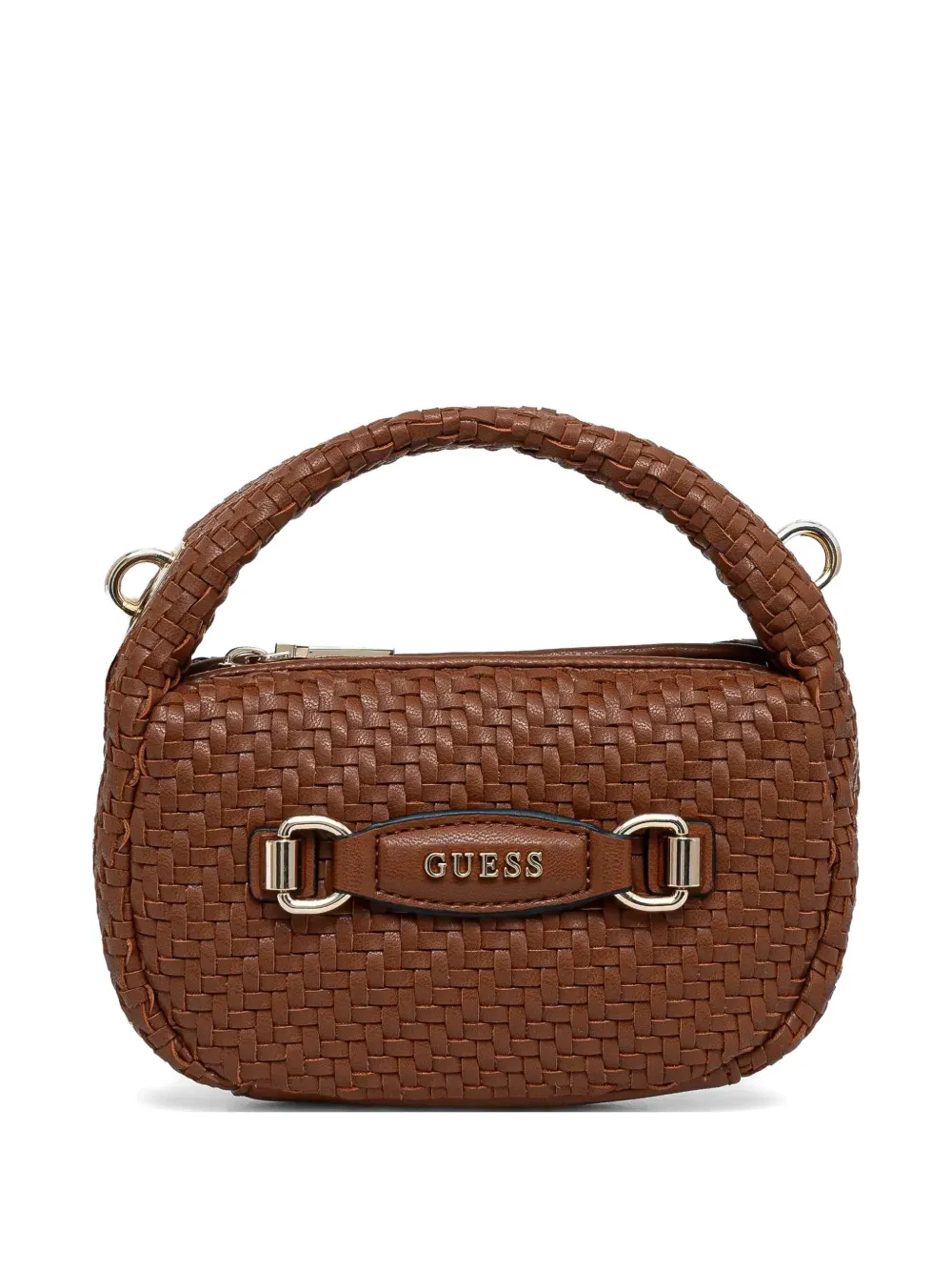 GUESS USA Francy ショルダーバッグ ミニ - ブラウン GUESS USA Francy ショルダーバッグ ミニ - ブラウン