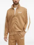 GUESS USA 4G-pattern track jacket - Brown