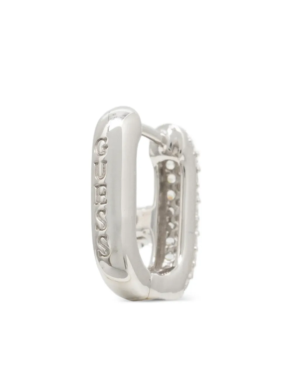 GUESS USA pavé embellished earrings - Zilver