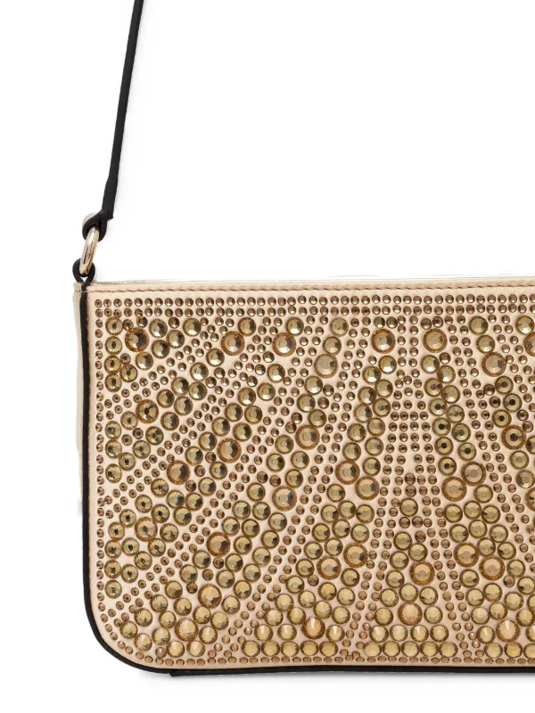 GUESS USA Beauvoir Shoulder Bag Gold FARFETCH PH