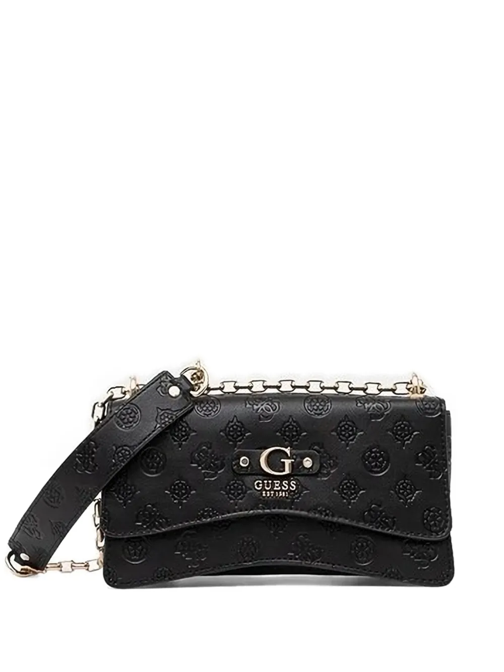 GUESS USA Gerty logo-plaque chain crossbody bag | Black | Image 1