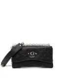 GUESS USA Gerty logo-plaque chain crossbody bag - Black