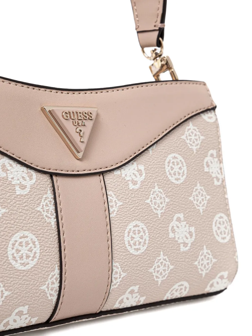 Guess Usa Dorys Cross Body Bag In 粉色