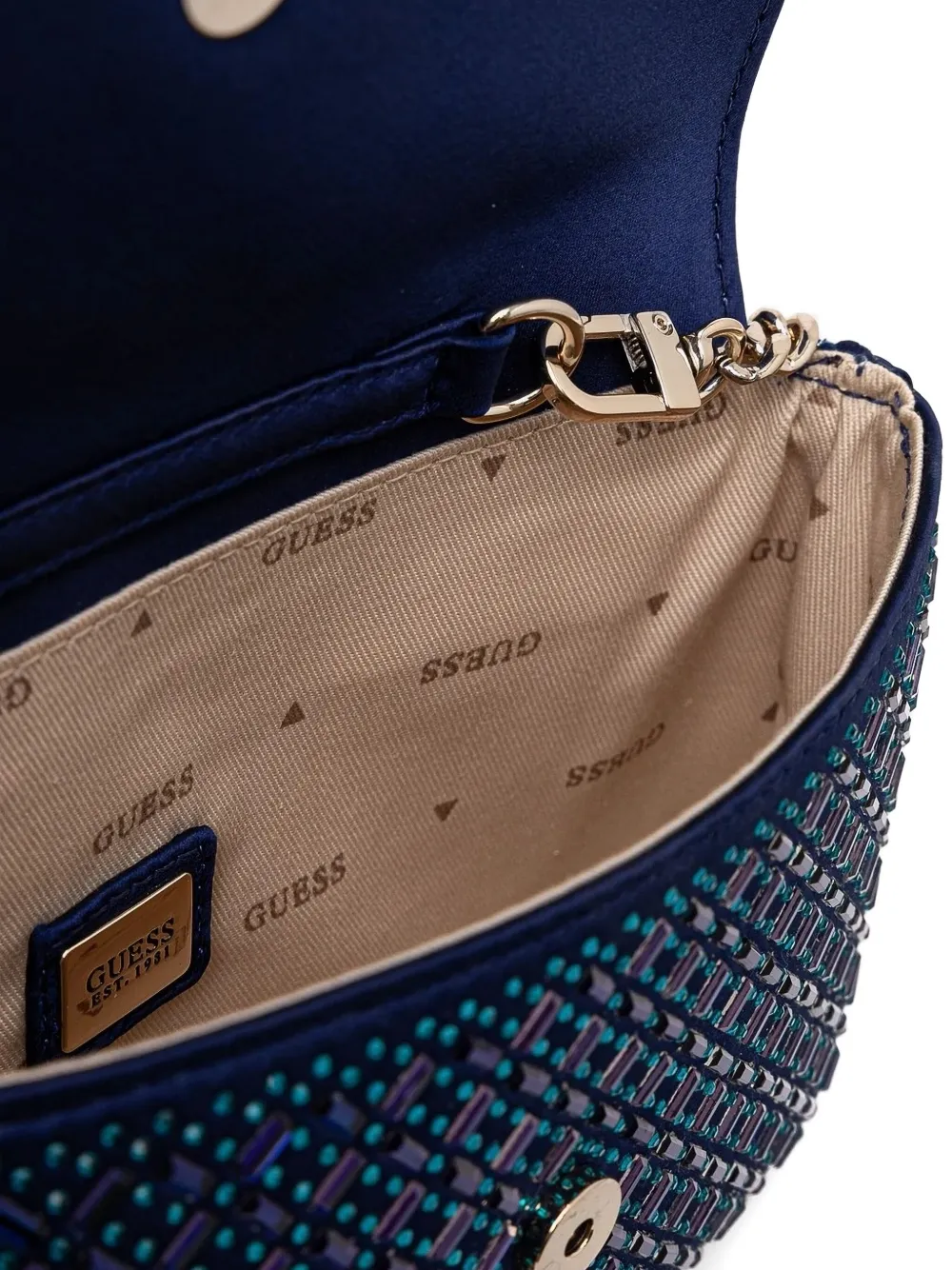 GUESS USA Zalina verfraaide tas Blauw